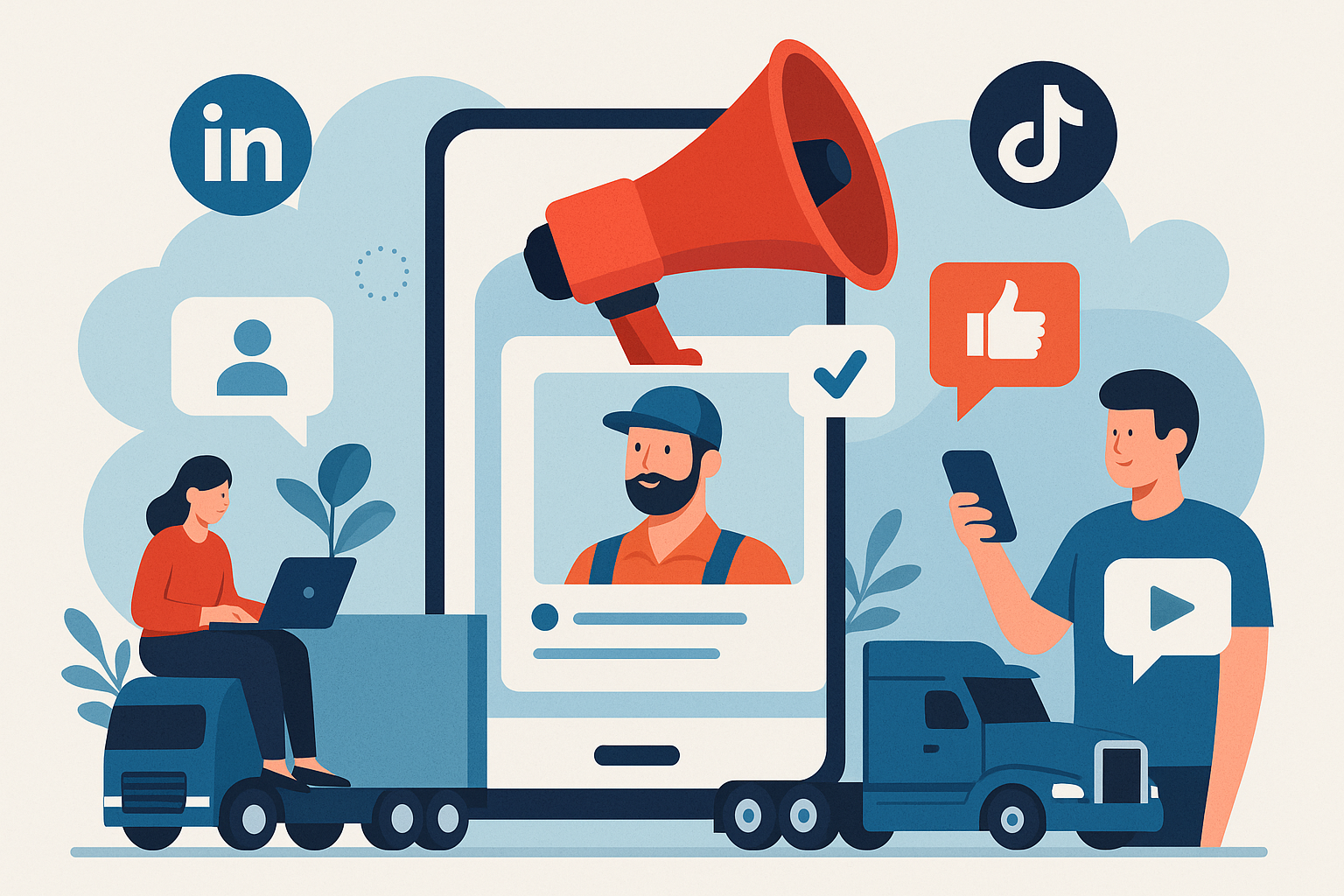 Leveraging Social Media to Recruit Top Truck Driving Talent for Your Fleet